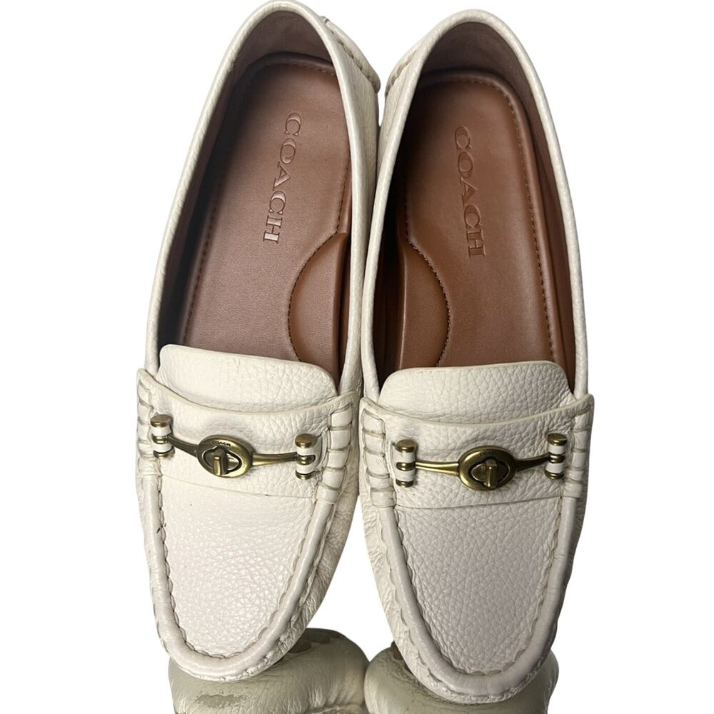 Coach Women’s Crosby Leather Driver Loafer Size 6.5B